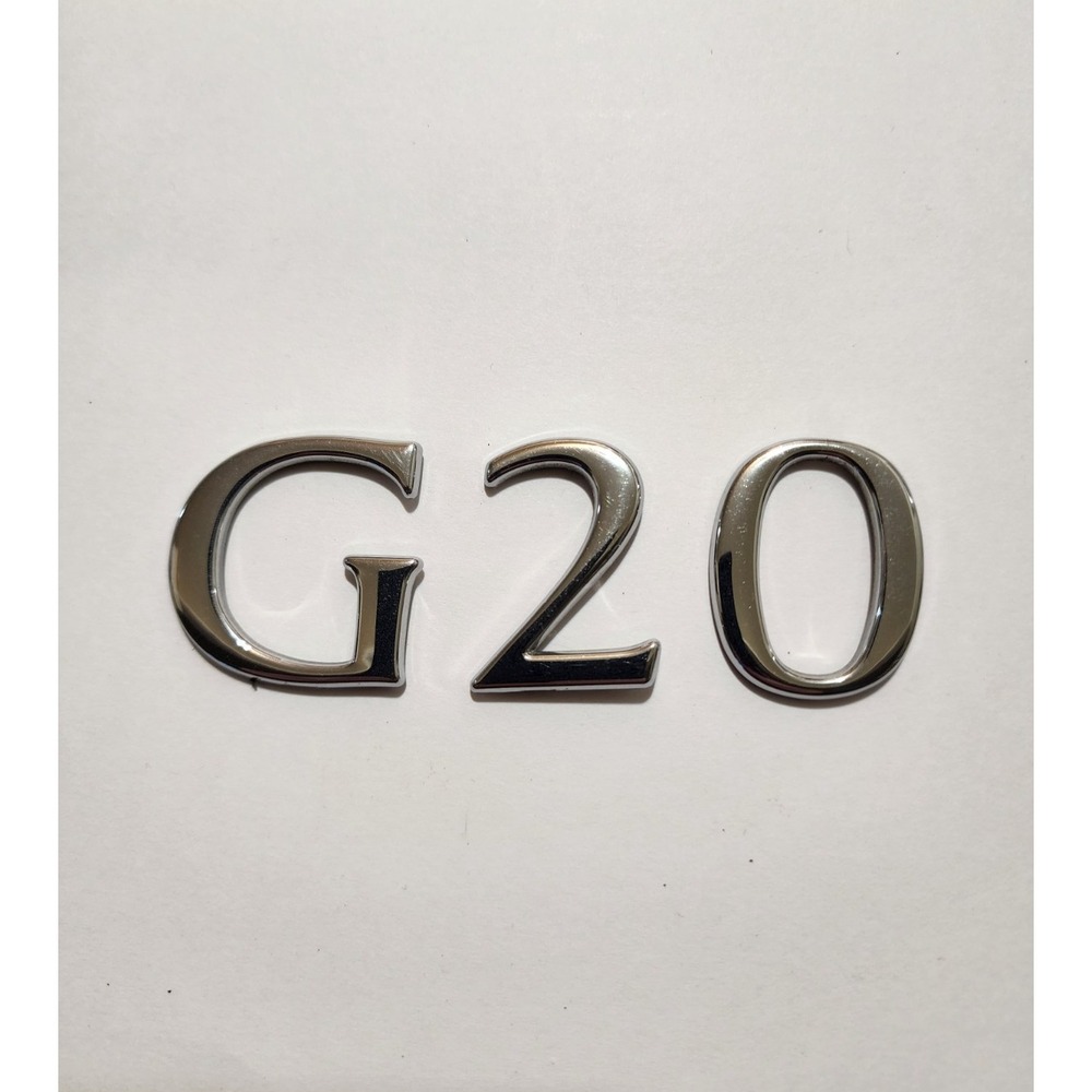 Infiniti G20 Trunk Emblem Symbol Letter Badge
